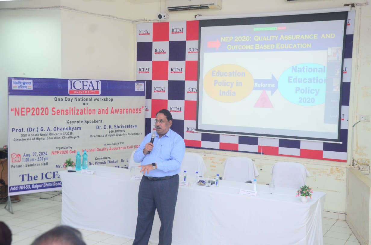 One Day National Workshop on "NEP 2020 Sensitization and Awareness"!!